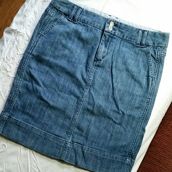 Soft Denim Skirt - Picture 1 of 4